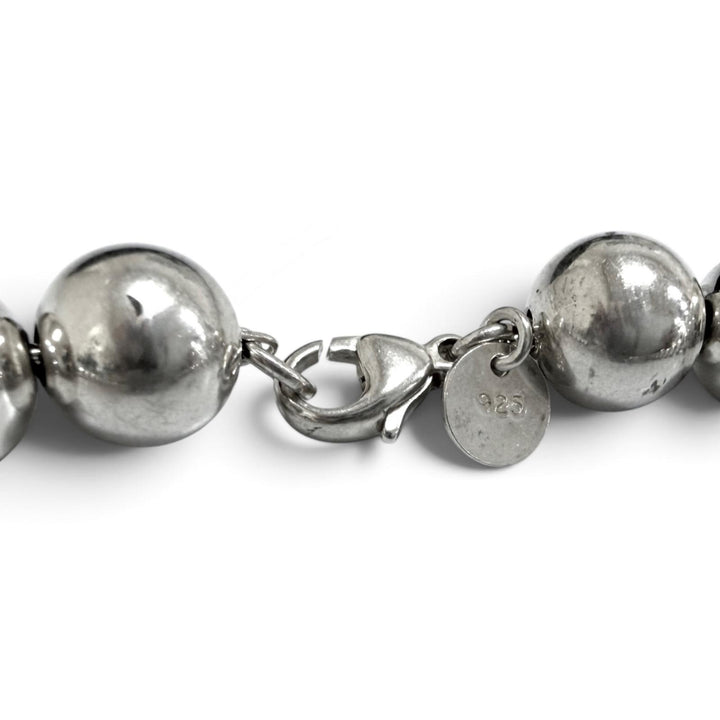 Excellent TIFFANY&Co. Hardware Long Ball Necklace Silver SV925