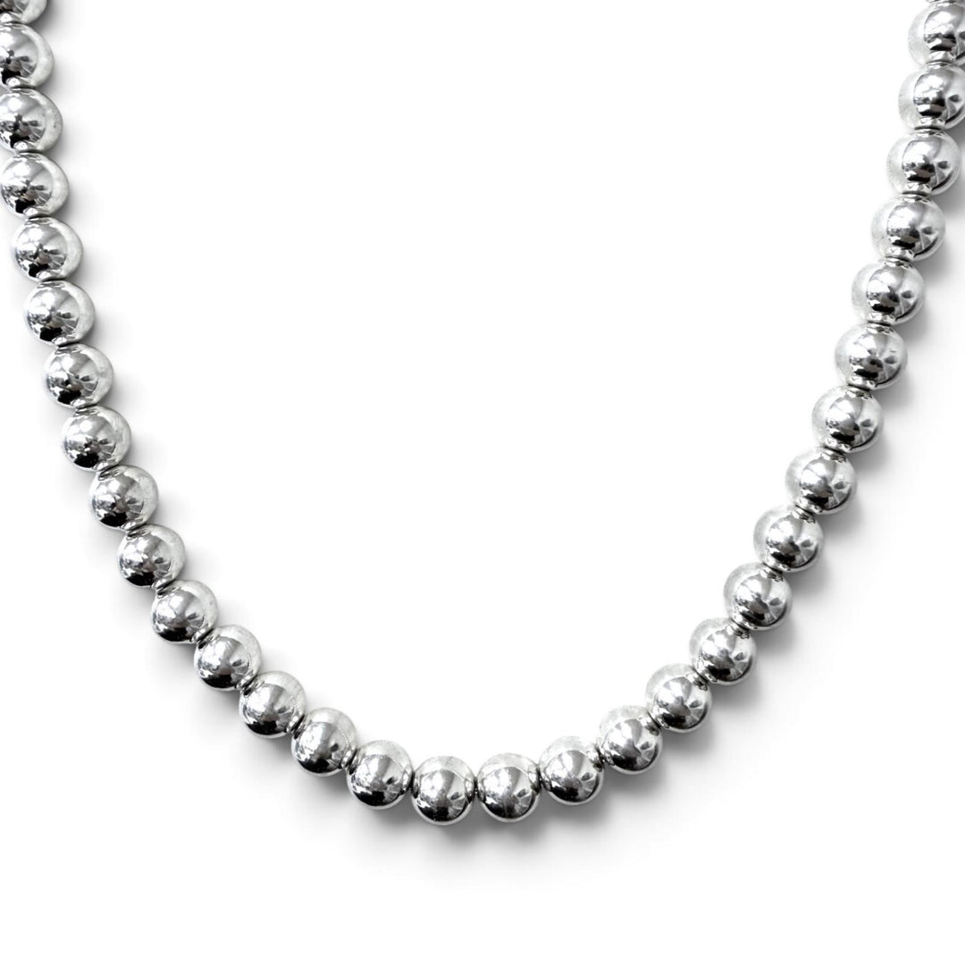 Excellent TIFFANY&Co. Hardware Long Ball Necklace Silver SV925
