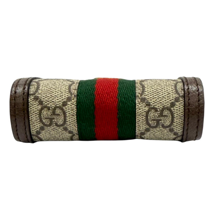 Excellent GUCCI Coin case beige GG Supreme Women 699530