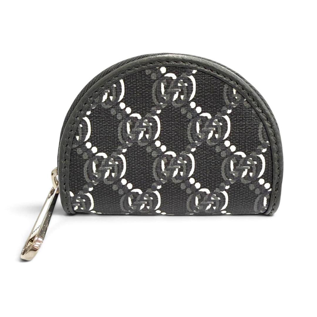 Excellent GUCCI GG Shadow Air Pods Holder, Earphone Case, Half-Moon Shape 800144
