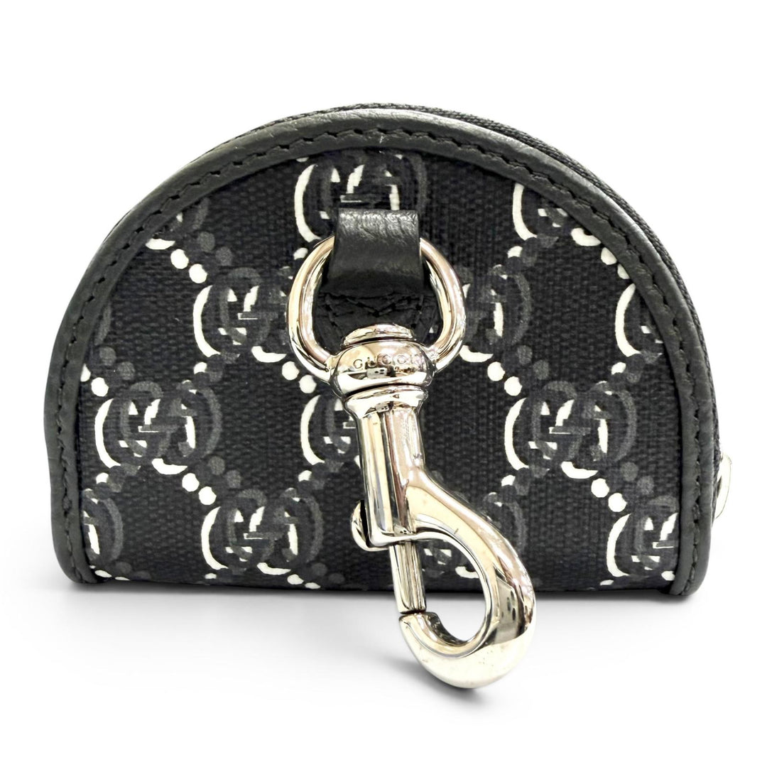 Excellent GUCCI GG Shadow Air Pods Holder, Earphone Case, Half-Moon Shape 800144