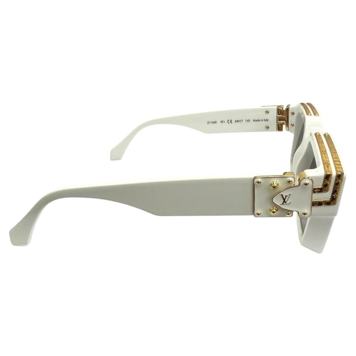 Great LOUIS VUITTON Sunglasses 1.1 Millionaire Mirror lens white