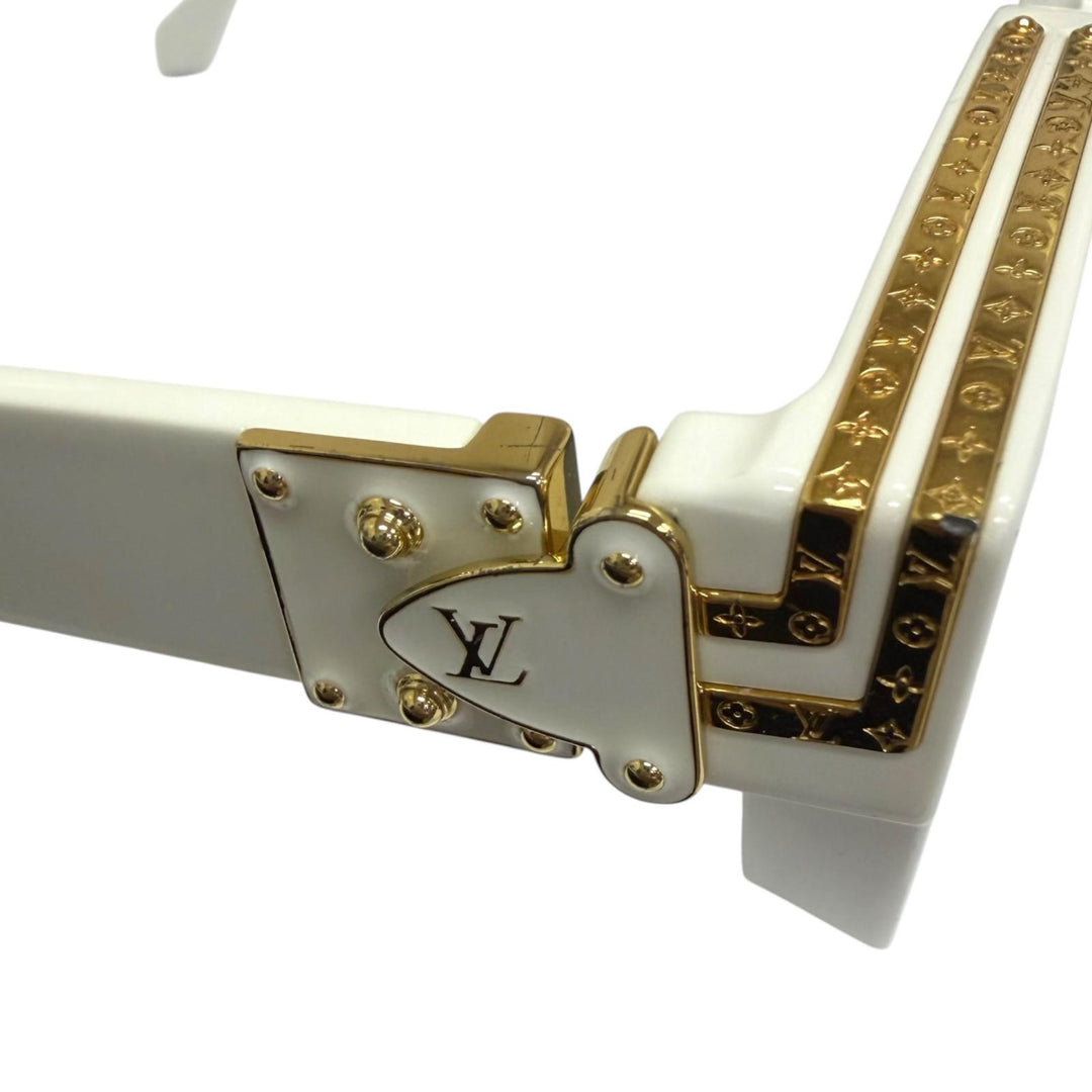 Great LOUIS VUITTON Sunglasses 1.1 Millionaire Mirror lens white