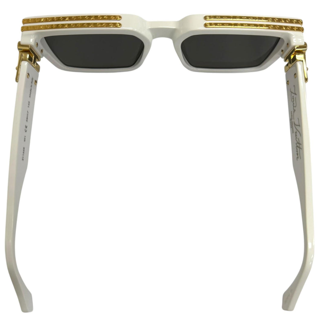 Great LOUIS VUITTON Sunglasses 1.1 Millionaire Mirror lens white