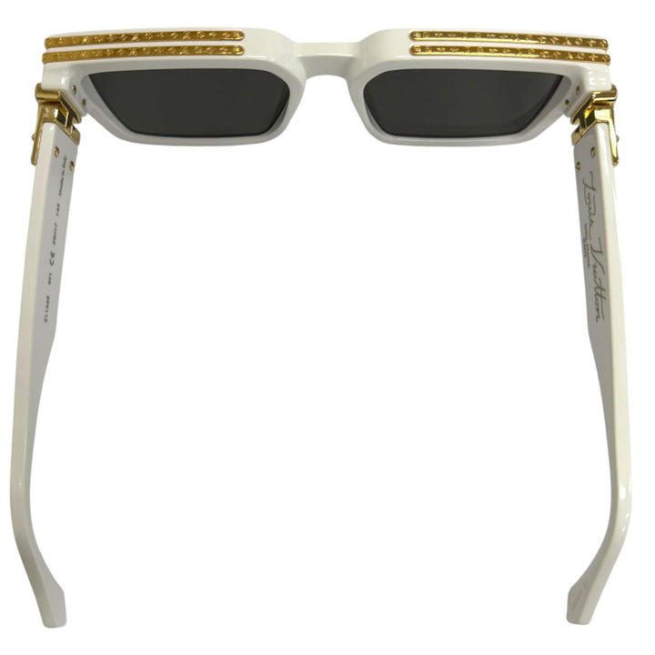 Great LOUIS VUITTON Sunglasses 1.1 Millionaire Mirror lens white