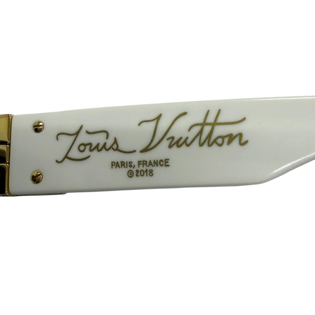 Great LOUIS VUITTON Sunglasses 1.1 Millionaire Mirror lens white