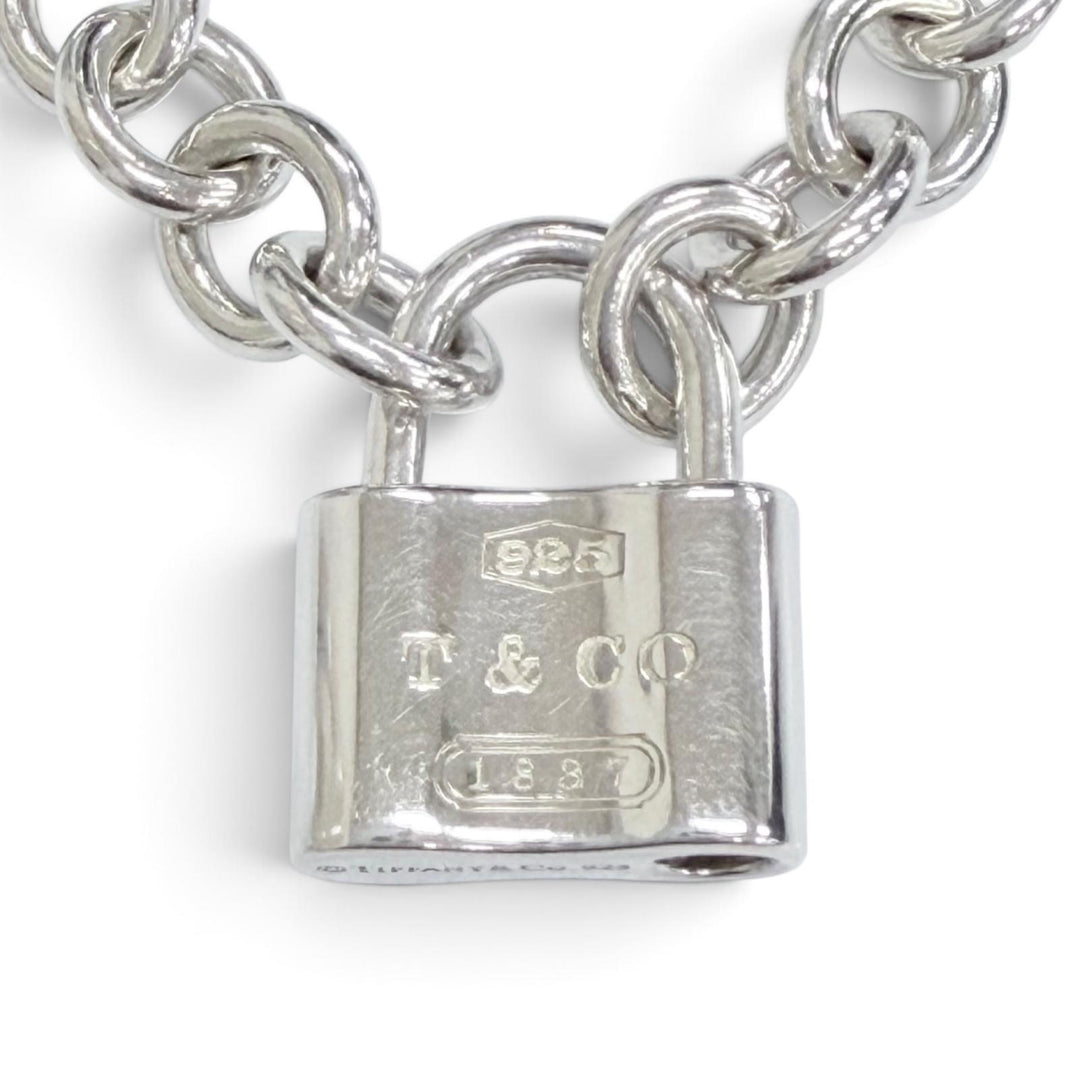 Great TIFFANY&Co. Necklace 1837 Rock Cadena Necklace choker Silver 925 Women