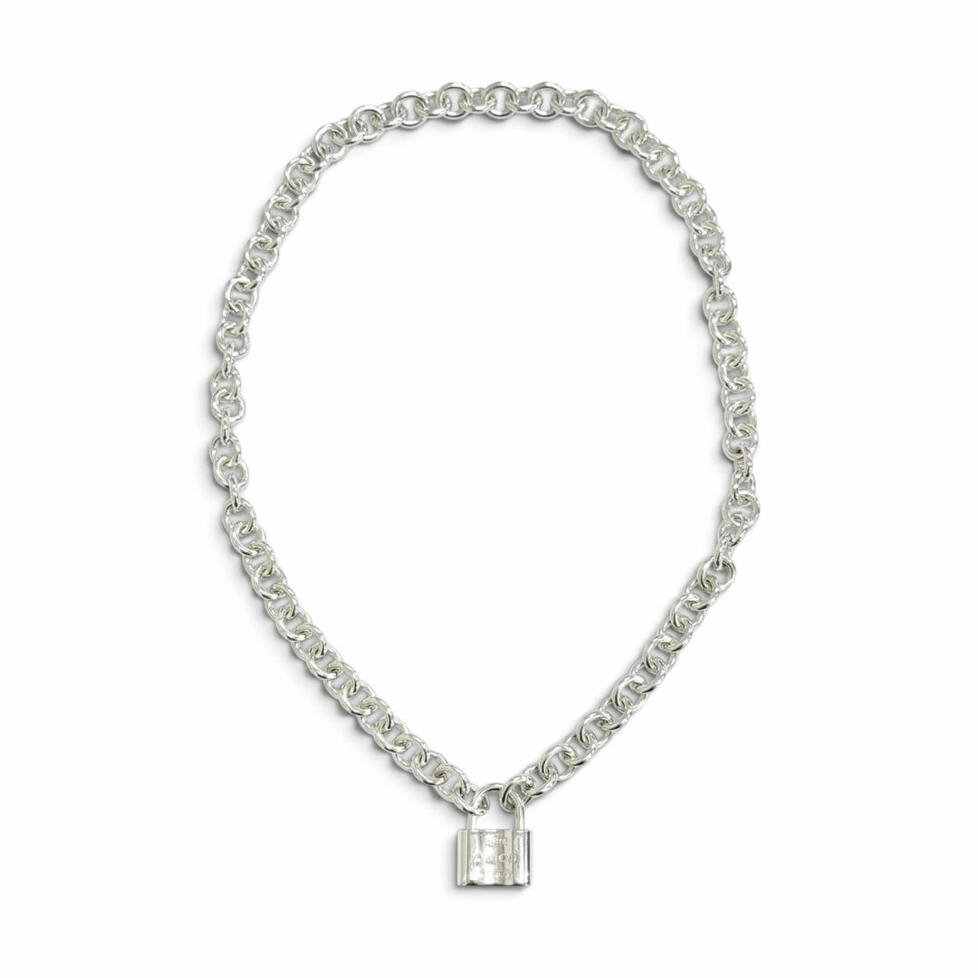 Great TIFFANY&Co. Necklace 1837 Rock Cadena Necklace choker Silver 925 Women