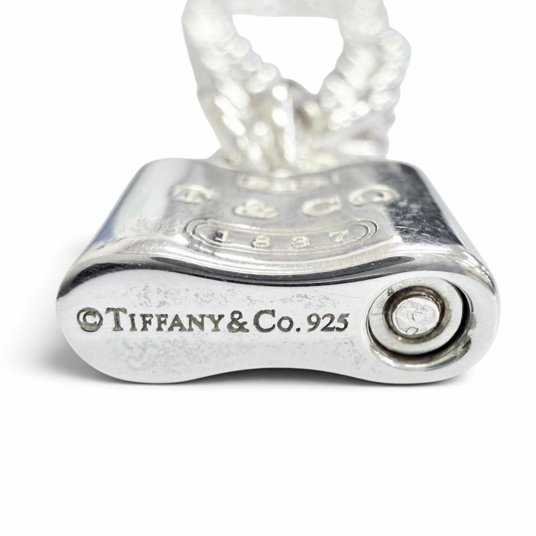 Great TIFFANY&Co. Necklace 1837 Rock Cadena Necklace choker Silver 925 Women
