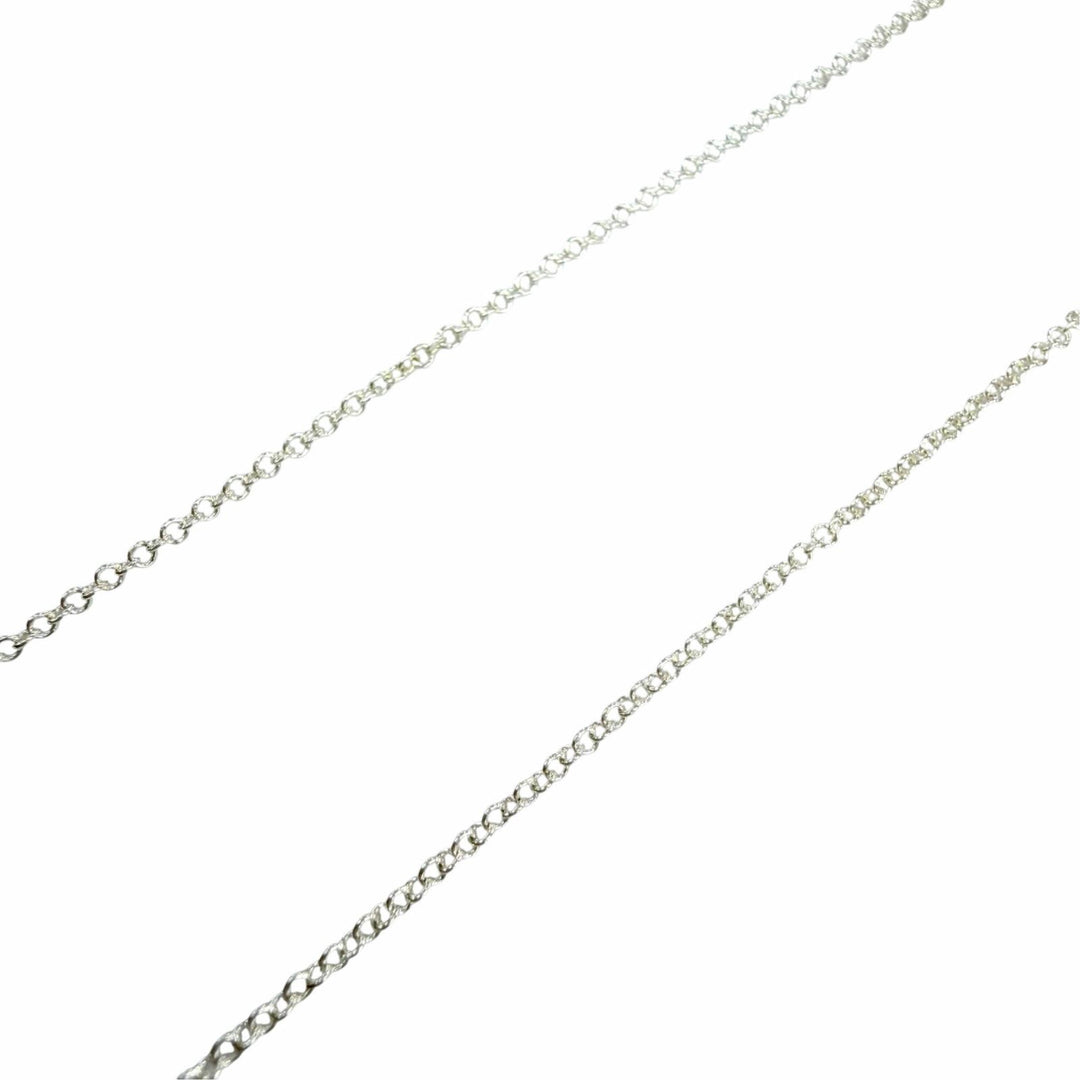 Excellent TIFFANY&Co. Necklace Interlocking Circle Pendant Silver AG925 Women
