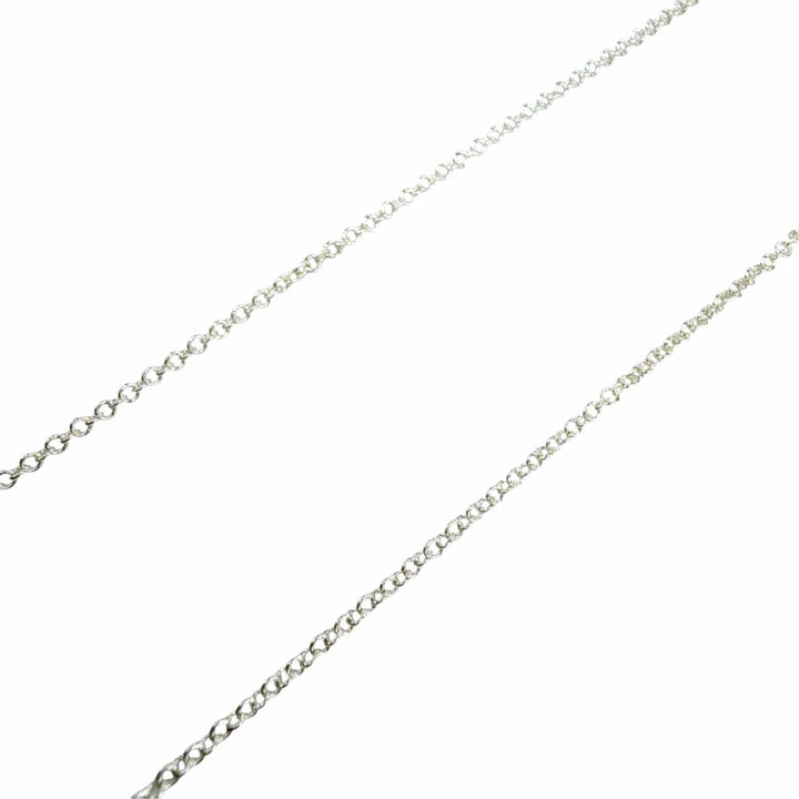 Excellent TIFFANY&Co. Necklace Interlocking Circle Pendant Silver AG925 Women