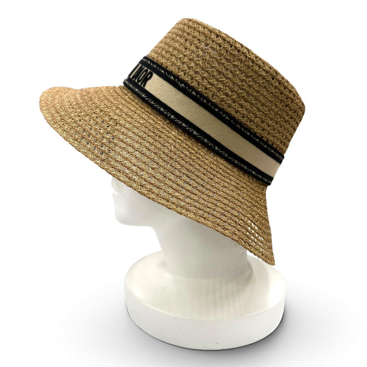Great Christian Dior D-Bobby wide brim hat Current product with logo 57