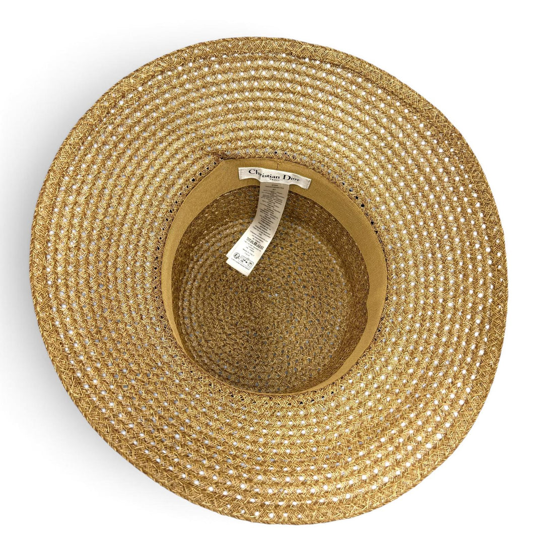 Great Christian Dior D-Bobby wide brim hat Current product with logo 57