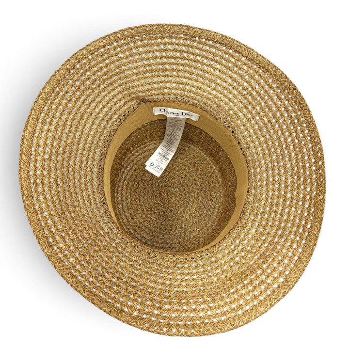 Great Christian Dior D-Bobby wide brim hat Current product with logo 57