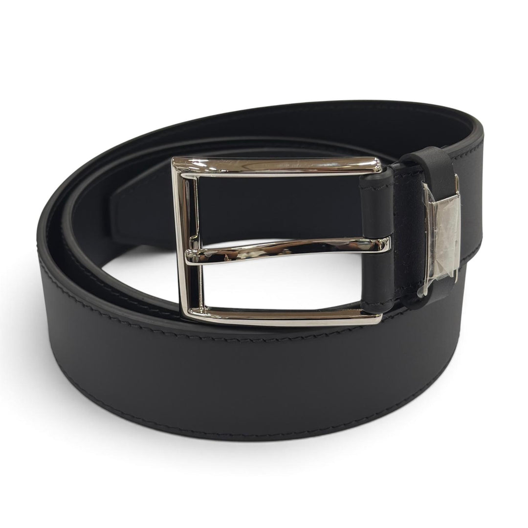 Pristine LOUIS VUITTON belt Belt: LV City Pin 35mm black leather mens M0542U