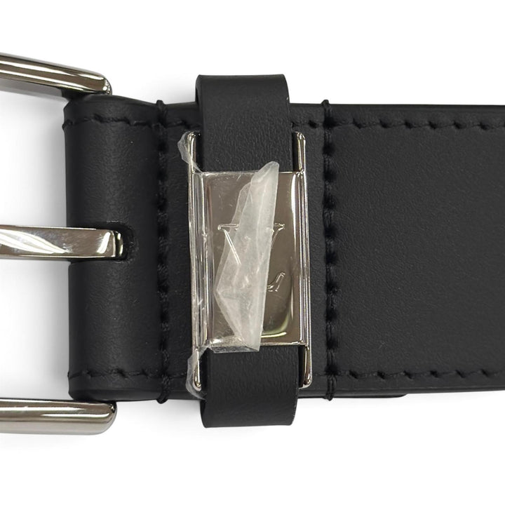 Pristine LOUIS VUITTON belt Belt: LV City Pin 35mm black leather mens M0542U