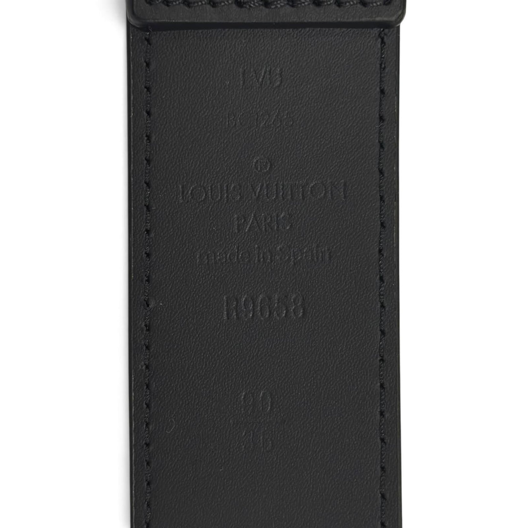 Pristine LOUIS VUITTON belt Belt: LV City Pin 35mm black leather mens M0542U