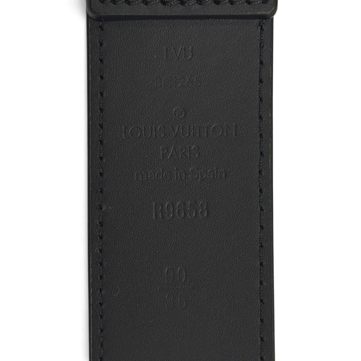 Pristine LOUIS VUITTON belt Belt: LV City Pin 35mm black leather mens M0542U