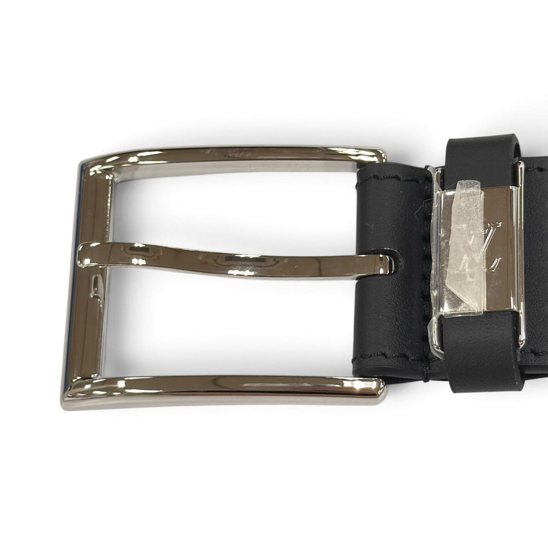 Pristine LOUIS VUITTON belt Belt: LV City Pin 35mm black leather mens M0542U