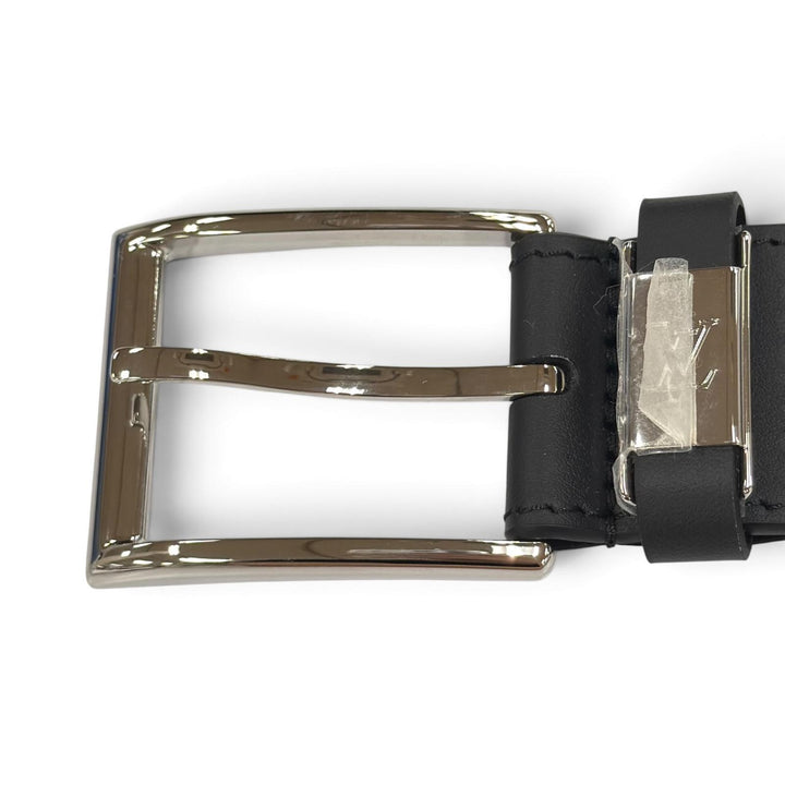 Pristine LOUIS VUITTON belt Belt: LV City Pin 35mm black leather mens M0542U
