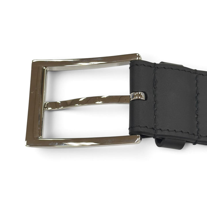Pristine LOUIS VUITTON belt Belt: LV City Pin 35mm black leather mens M0542U