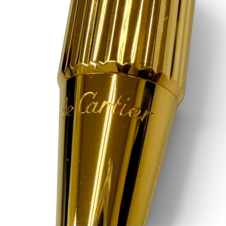 Excellent Cartier Must Do Cartier Striped Ballpoint Pen Mechanical Pencil Set