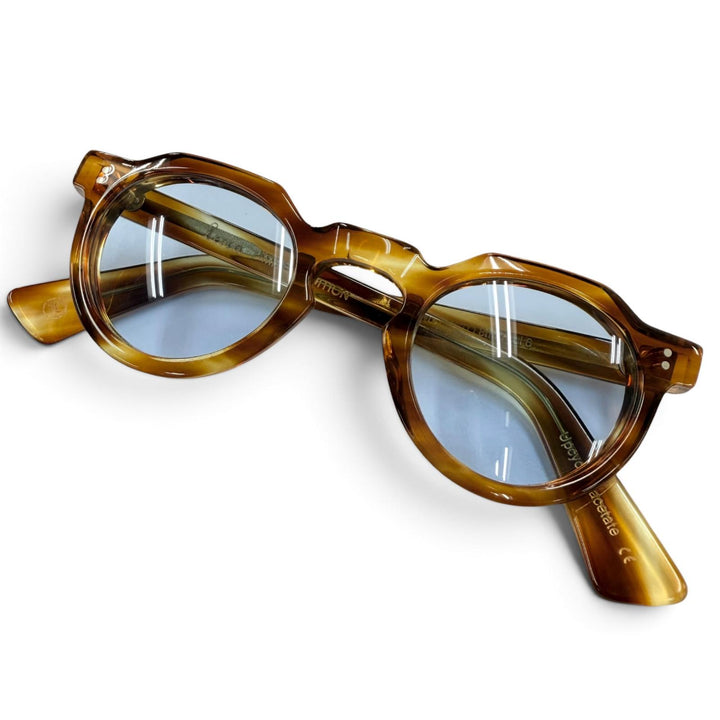 Great Lesca Lunetier Glasses CROWN PANTO 0.3"" LIMITED EDITION, made with