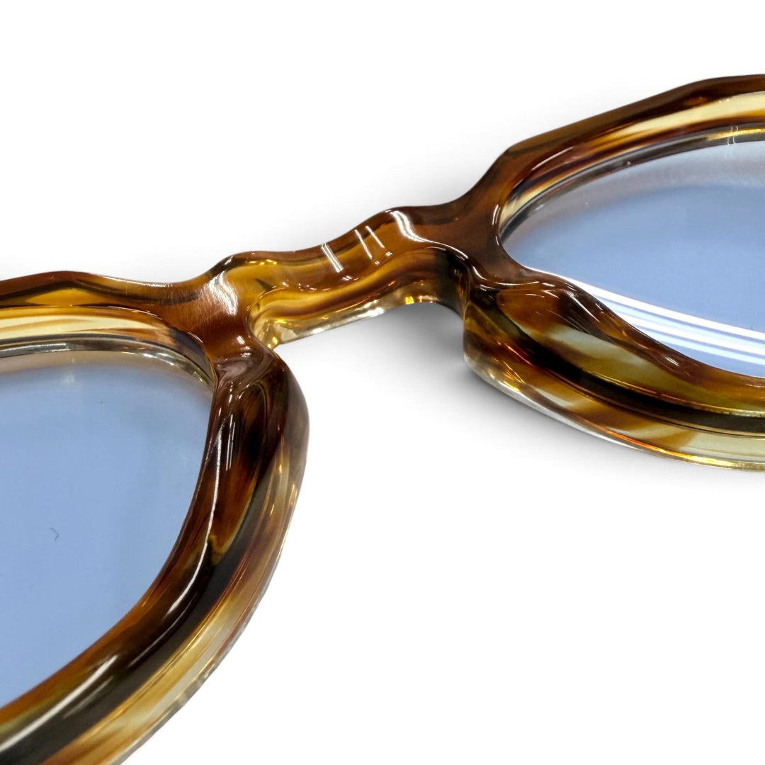 Great Lesca Lunetier Glasses CROWN PANTO 0.3"" LIMITED EDITION, made with