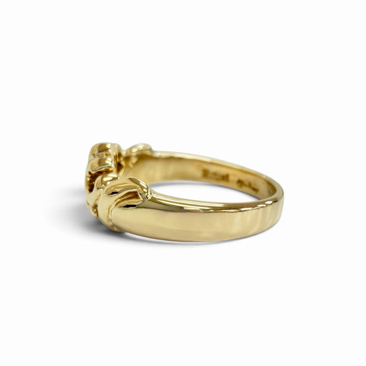 Great Royal Order Ring ring MARIE CROWN BAND WITH DIAMOND crown Gold 18K