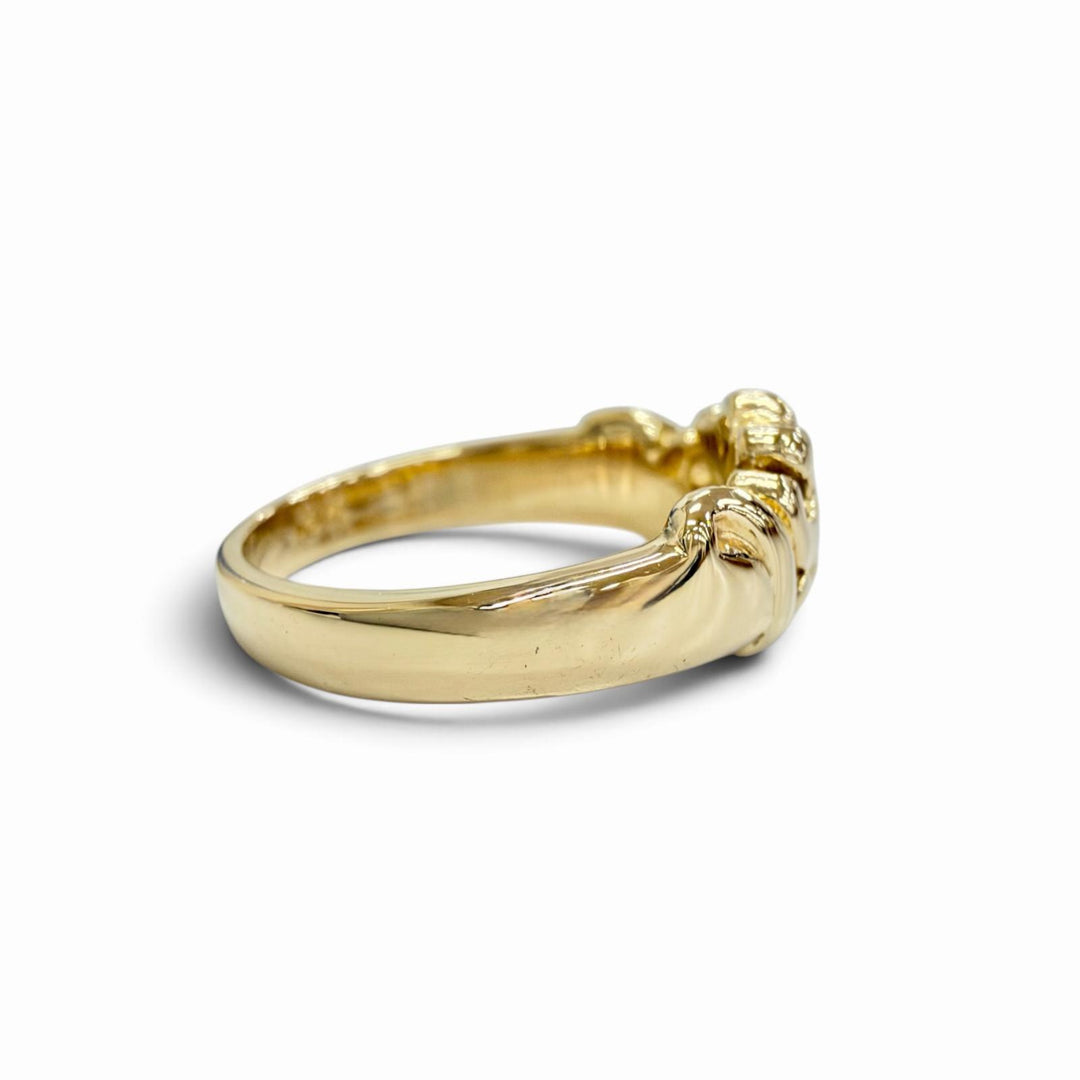 Great Royal Order Ring ring MARIE CROWN BAND WITH DIAMOND crown Gold 18K