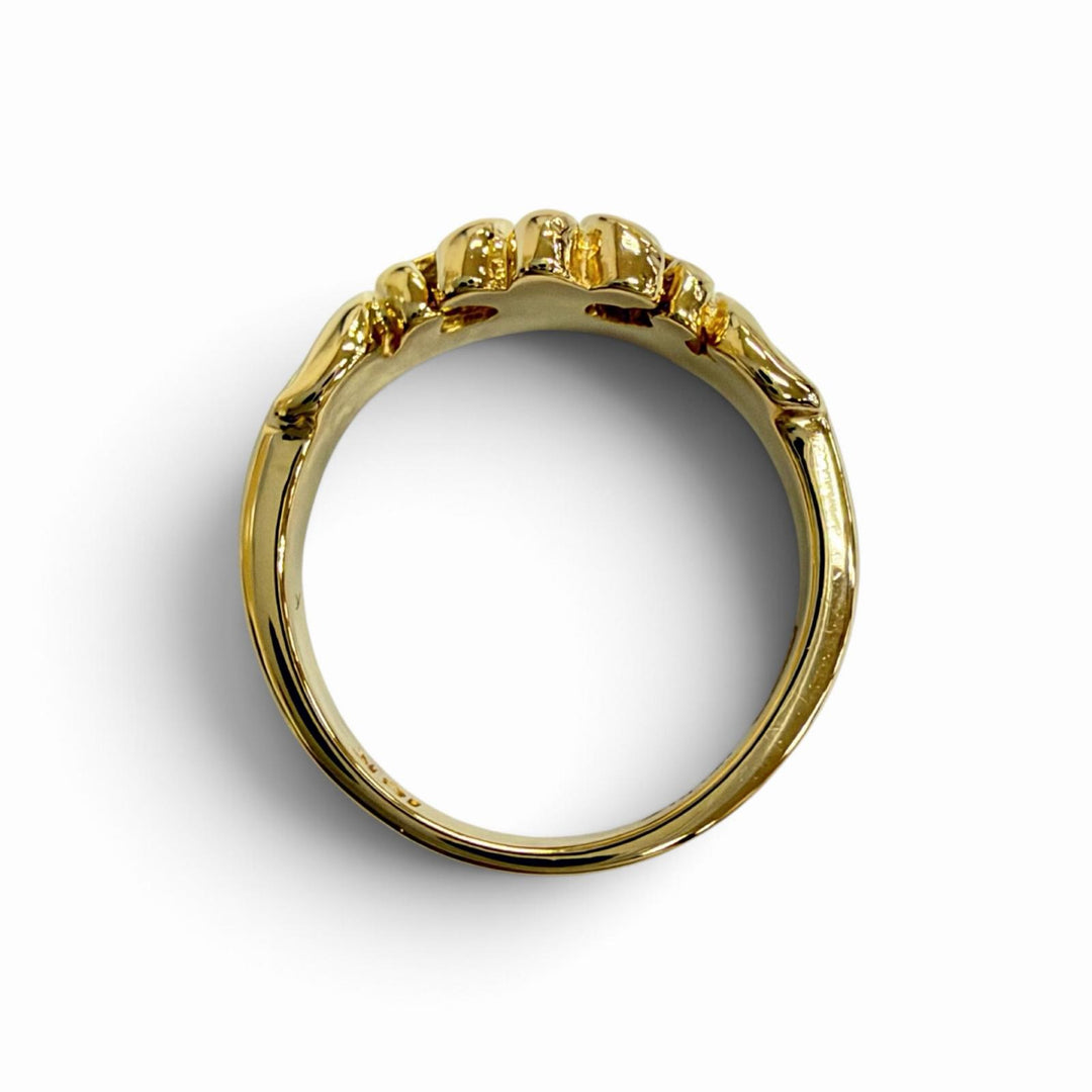 Great Royal Order Ring ring MARIE CROWN BAND WITH DIAMOND crown Gold 18K