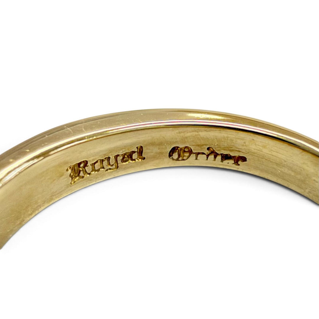 Great Royal Order Ring ring MARIE CROWN BAND WITH DIAMOND crown Gold 18K