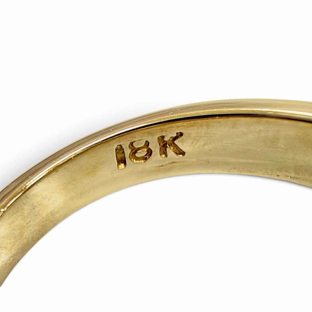 Great Royal Order Ring ring MARIE CROWN BAND WITH DIAMOND crown Gold 18K