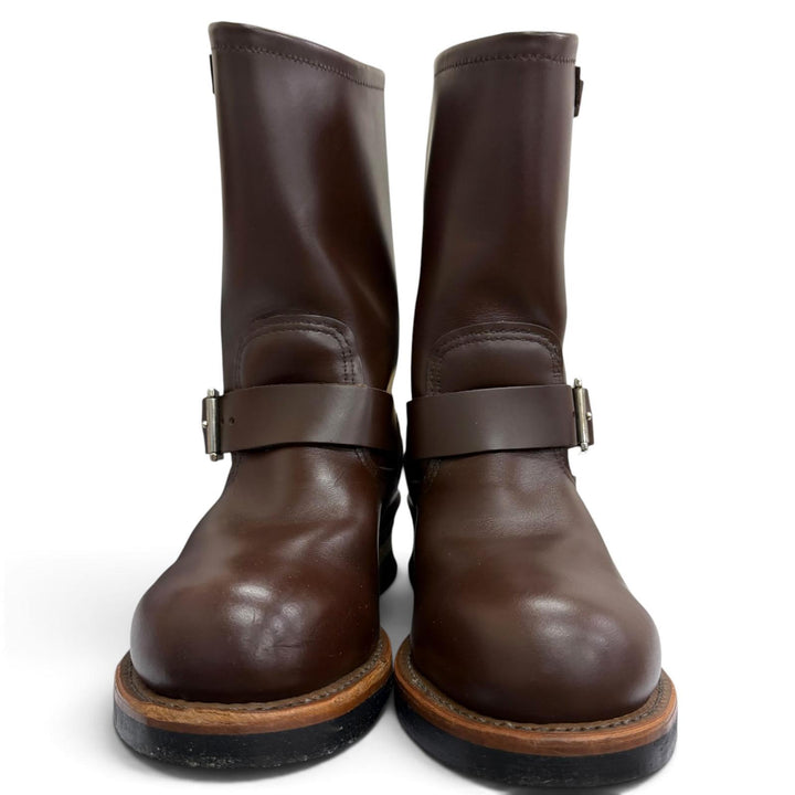 Excellent RED WING boots Steel Toe Engineer Boots Chocolate Chrome