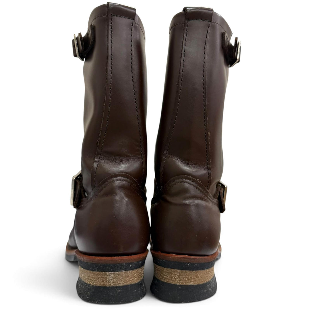 Excellent RED WING boots Steel Toe Engineer Boots Chocolate Chrome