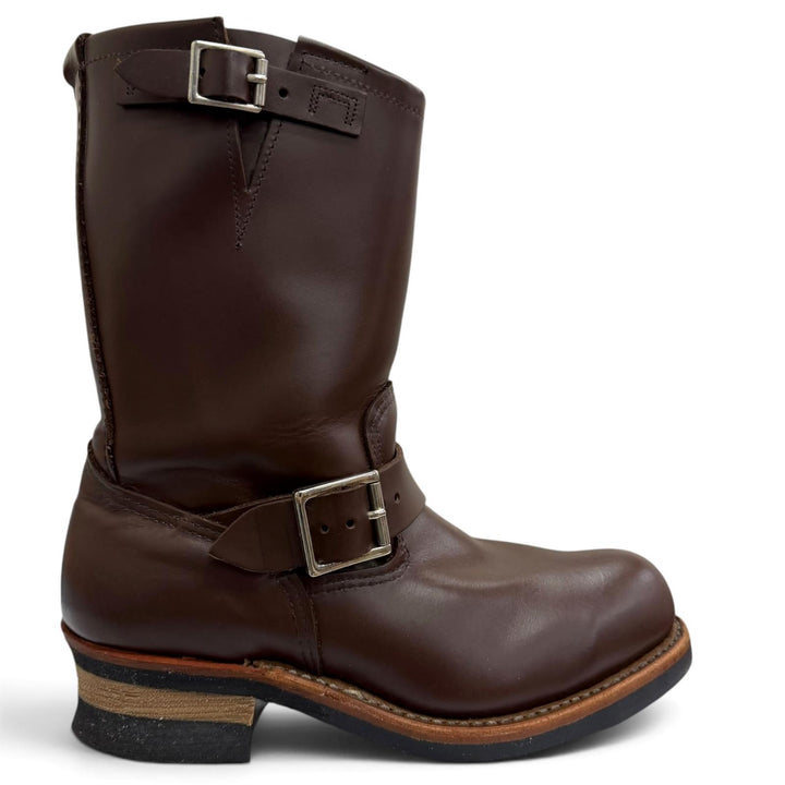 Excellent RED WING boots Steel Toe Engineer Boots Chocolate Chrome