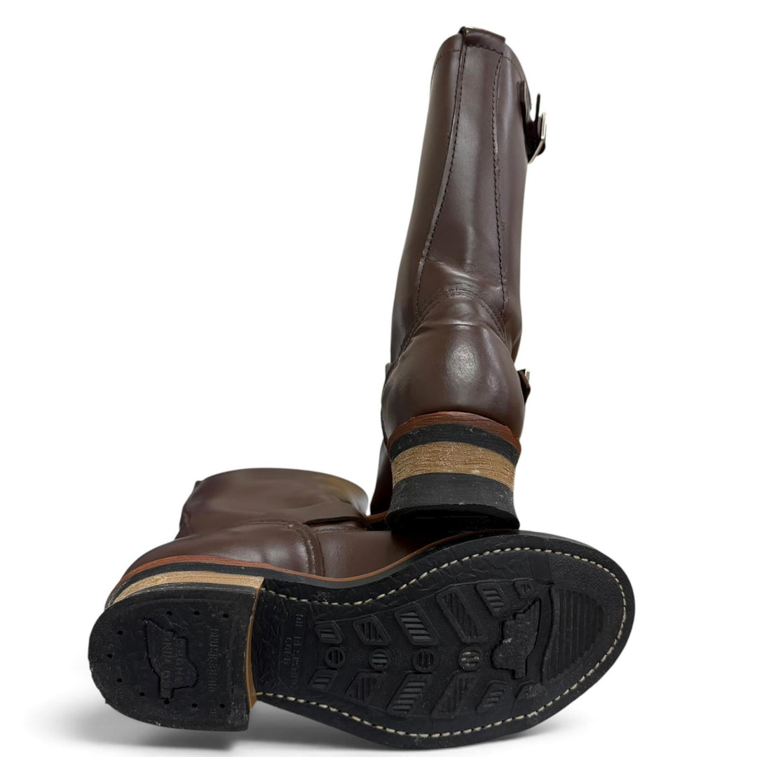 Excellent RED WING boots Steel Toe Engineer Boots Chocolate Chrome