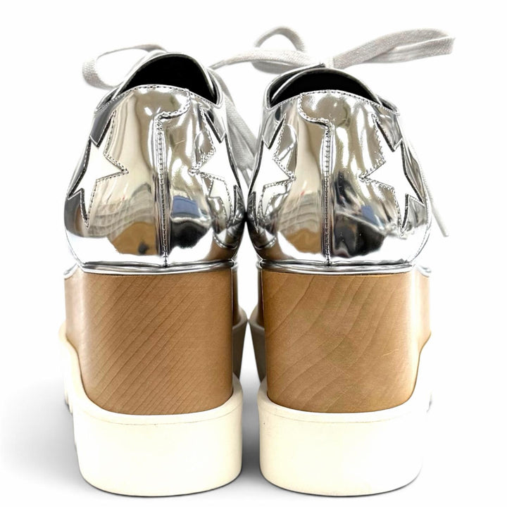 Excellent Stella McCartney sneakers Ellis star Lace-up platform shoes 36 363998