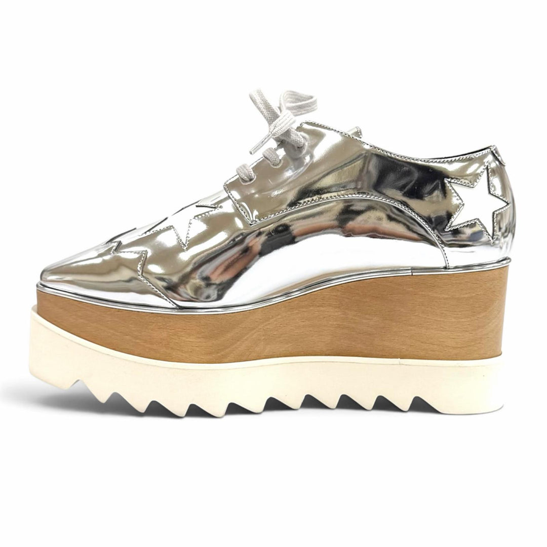 Excellent Stella McCartney sneakers Ellis star Lace-up platform shoes 36 363998