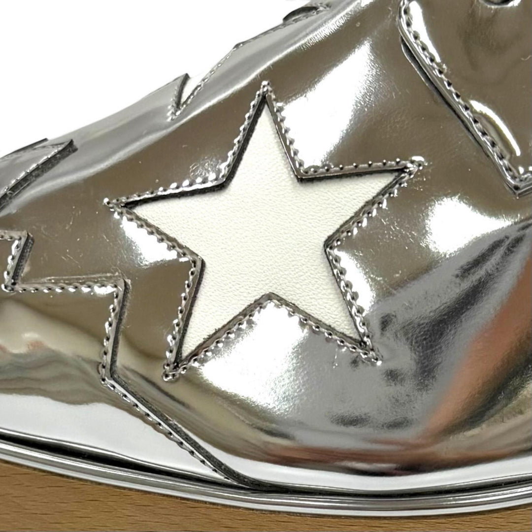 Excellent Stella McCartney sneakers Ellis star Lace-up platform shoes 36 363998