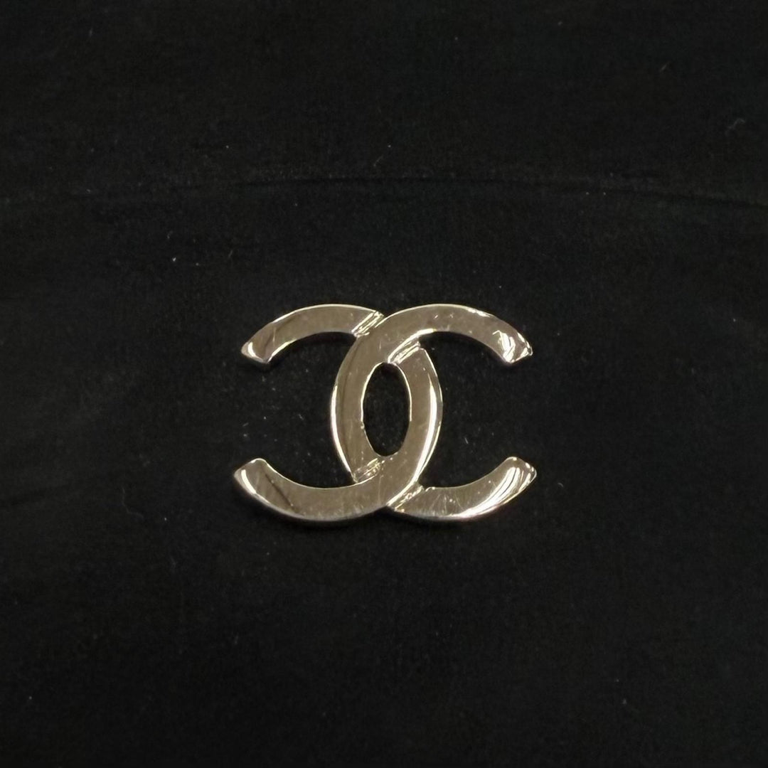 Great CHANEL pumps COCO Mark Chunky Heel Nubuck Leather 35.5 G28429