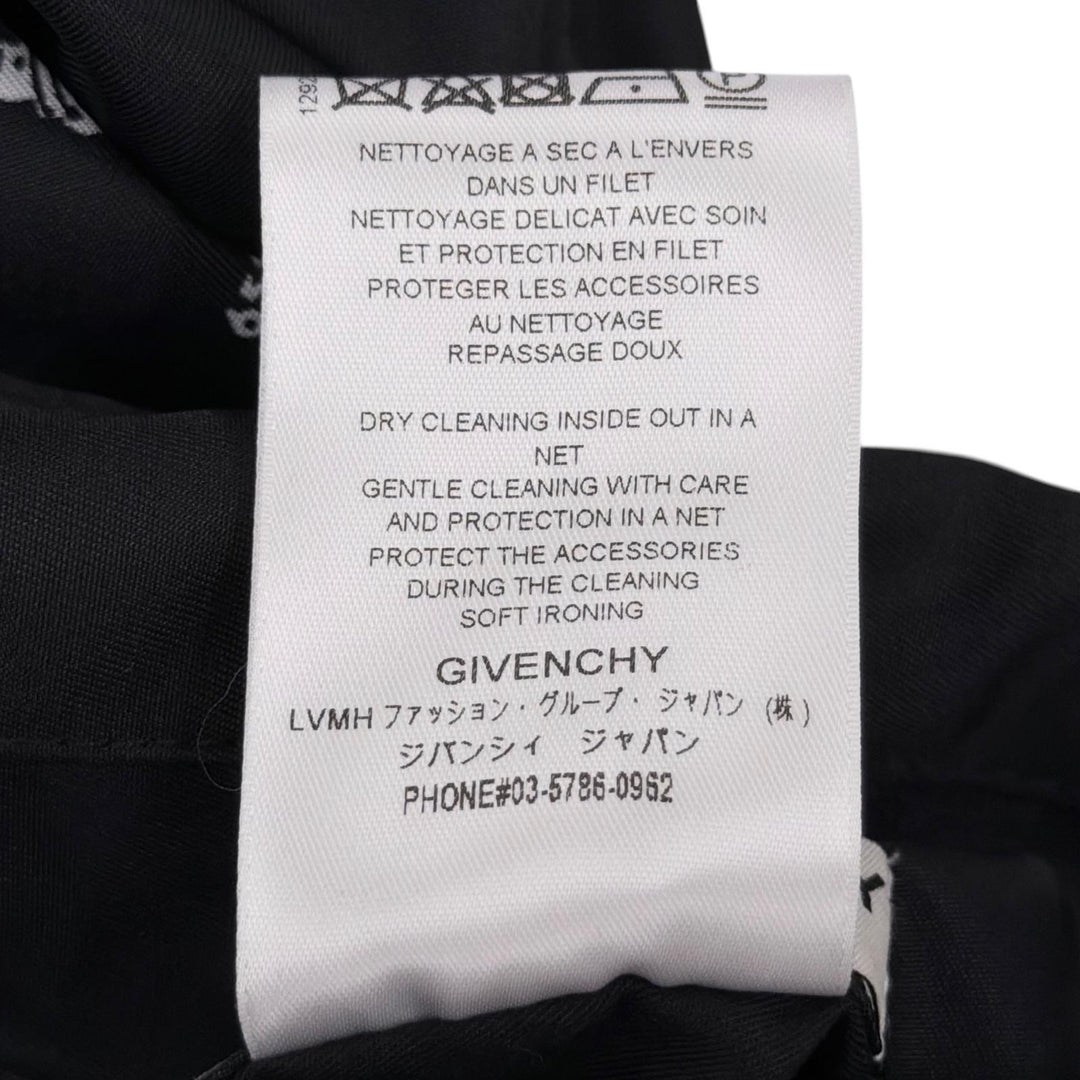 Excellent GIVENCHY Jacket Schematics Printed Blouson Bomber Jacket black Nylon