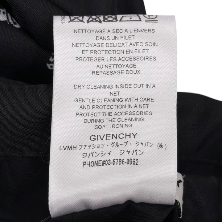 Excellent GIVENCHY Jacket Schematics Printed Blouson Bomber Jacket black Nylon