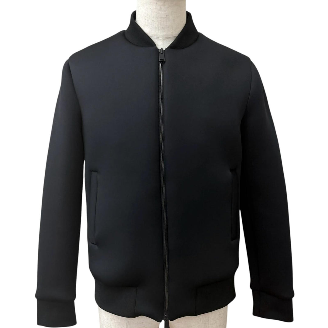 Excellent FENDI Blouson Bonded fabric bomber jacket with back logo