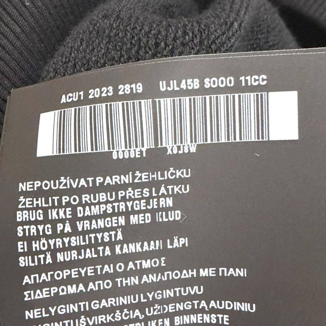 Great PRADA hoodie Re-Nylon Triangle Logo Pullover black Recycled nylon