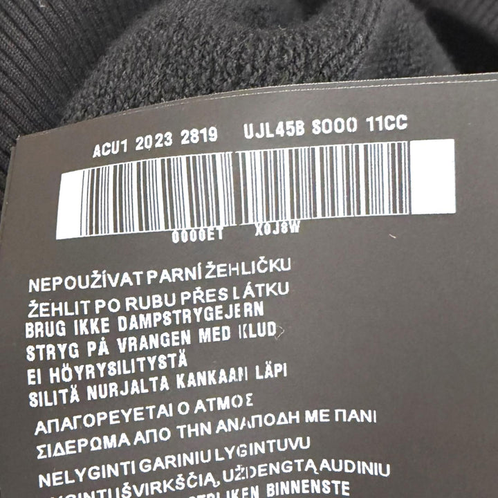 Great PRADA hoodie Re-Nylon Triangle Logo Pullover black Recycled nylon