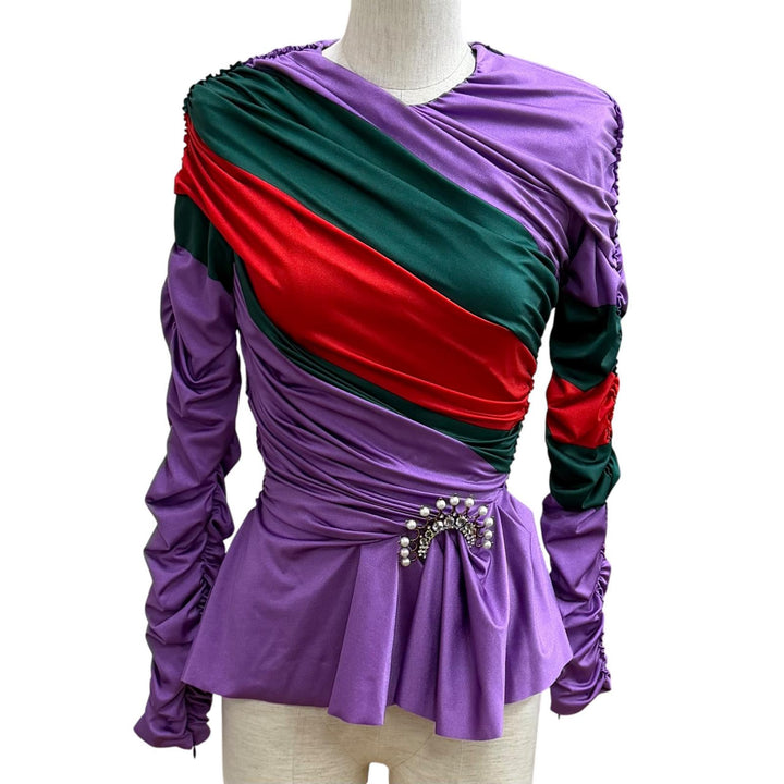 Excellent GUCCI×BALENCIAGA tops Multi Nylon Women 36 677041