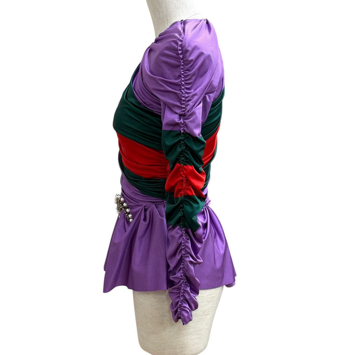 Excellent GUCCI×BALENCIAGA tops Multi Nylon Women 36 677041