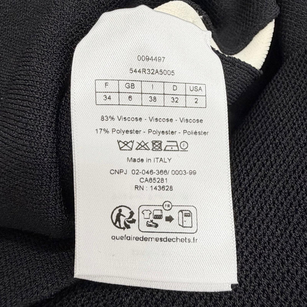 Excellent Christian Dior one piece Short straightdress sleeveless 38 544R32A5005