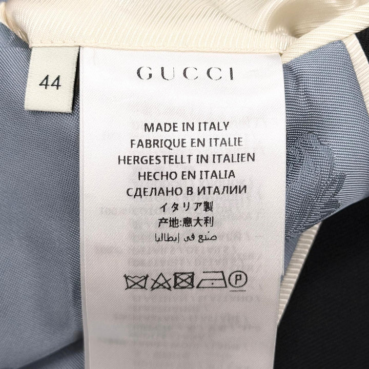 Excellent GUCCI tailored jacket Colorblock single-breasted Red wool 568655